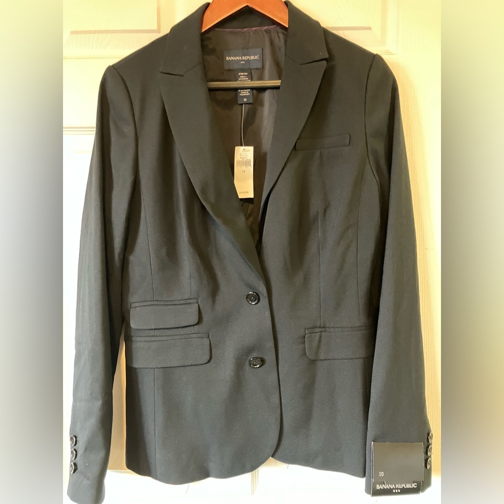 NWT: Banana Republic Black Blazer